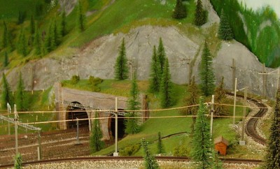 Boca norte tunel Gotardo (Estación Göschenen)